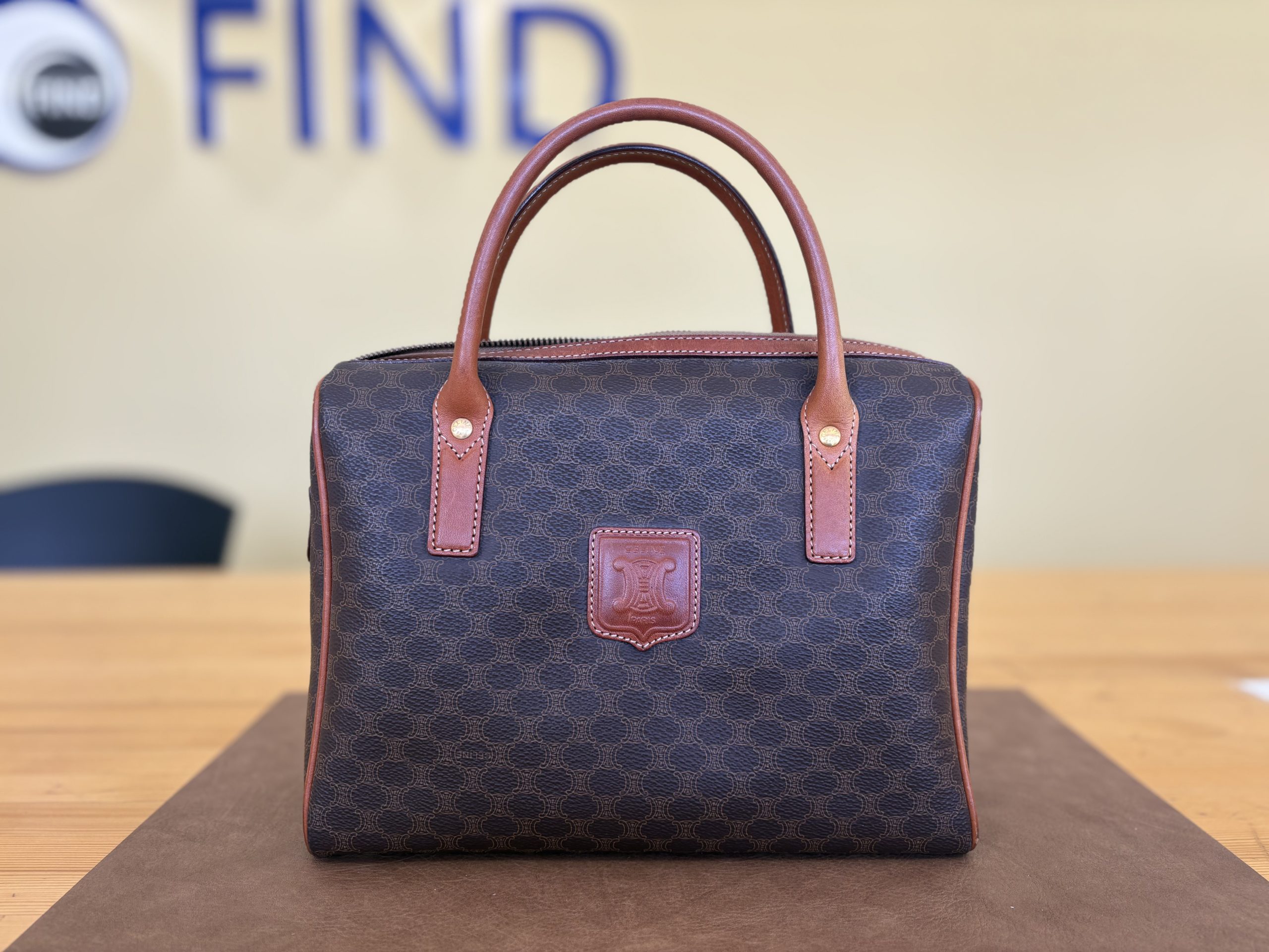 セリーヌ　マカダム　ミニボストン